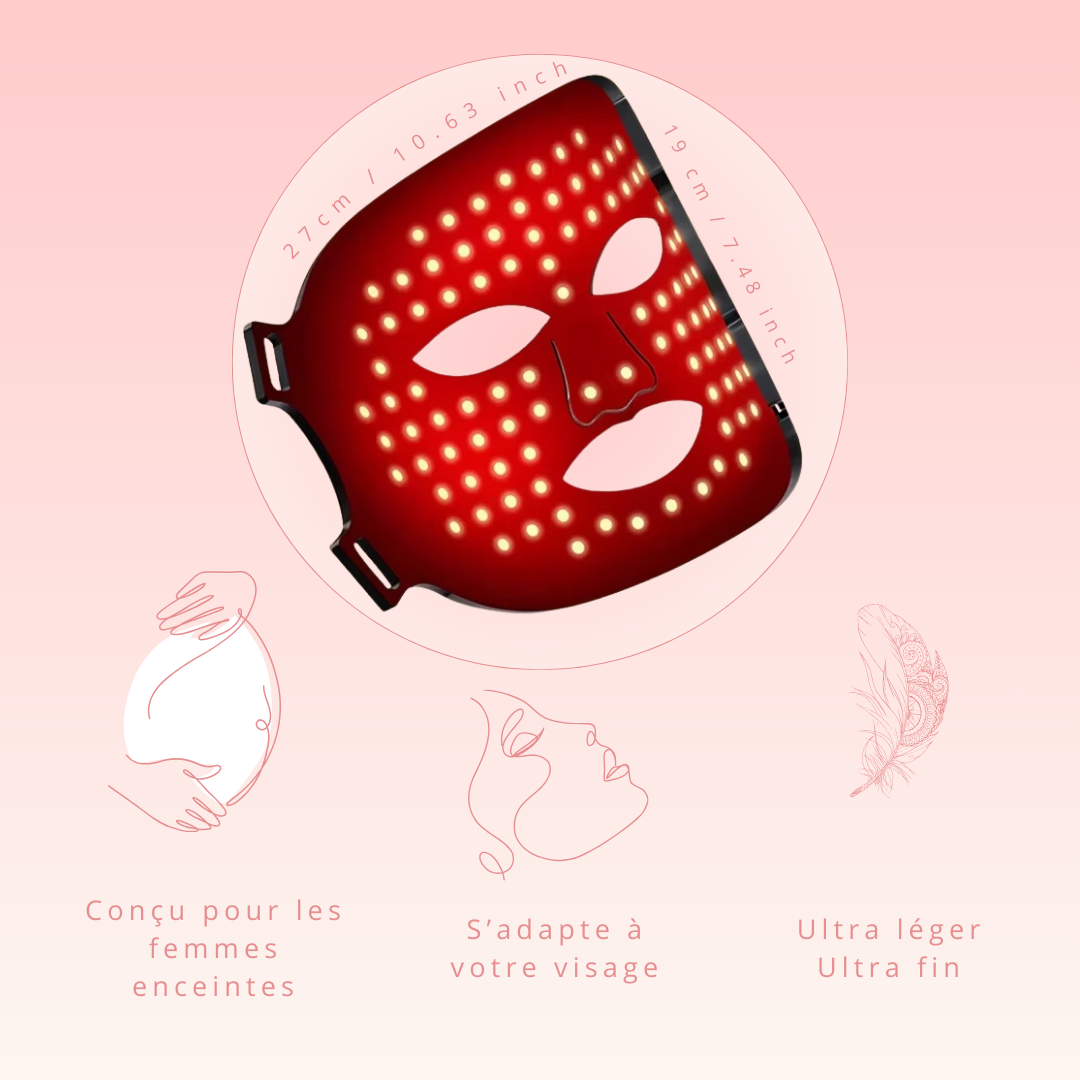 Masque de luminothérapie LED Akna – Souple
