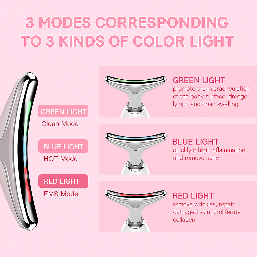 💎 Lift & Glow - Appareil Raffermissant Cou & Visage