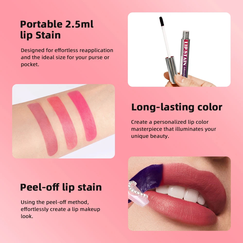 💄 Velvet Tint Peel - Encre à Lèvres Coréenne Longue Tenue