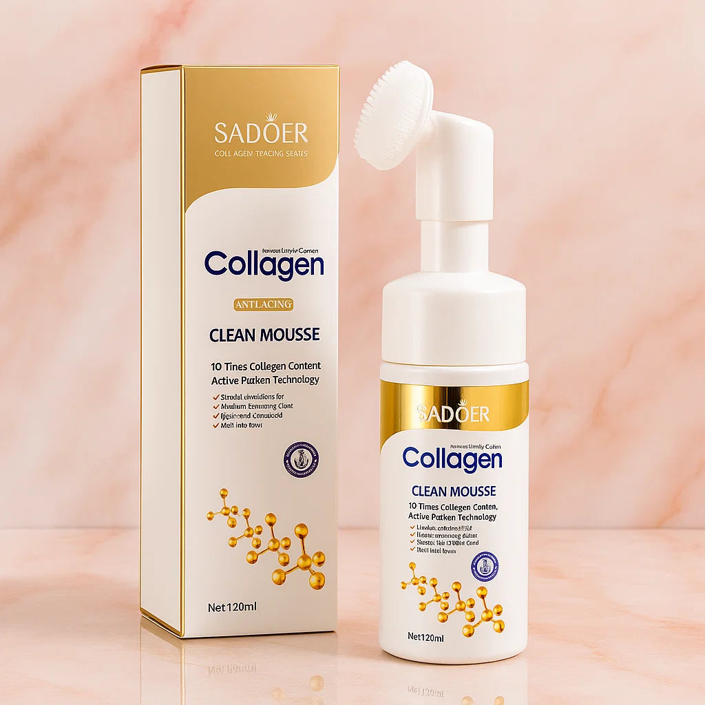 🌼 CollaSoft - Mousse Nettoyante Raffermissante au Collagène