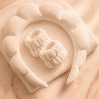 Soft Spa Set - Luxe Microfibre Bandeau & Wristbands